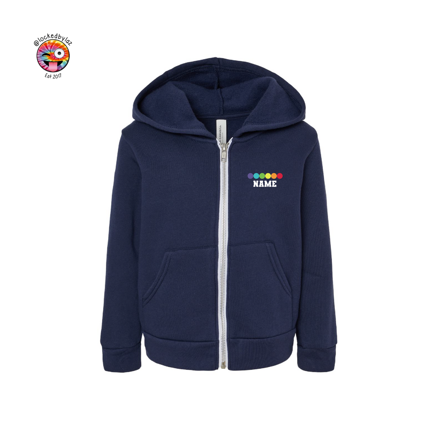 Youth Logo Zip Up Hoodie
