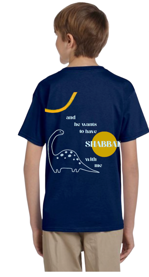 Dinosaur Shabbat Tee