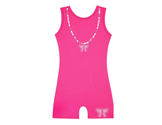 Butterfly Necklace Sparkly Shorts Leo