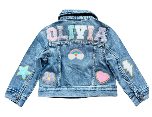 Kids Personalized Denim Jacket