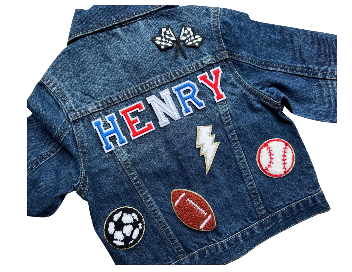 Kids Personalized Denim Jacket