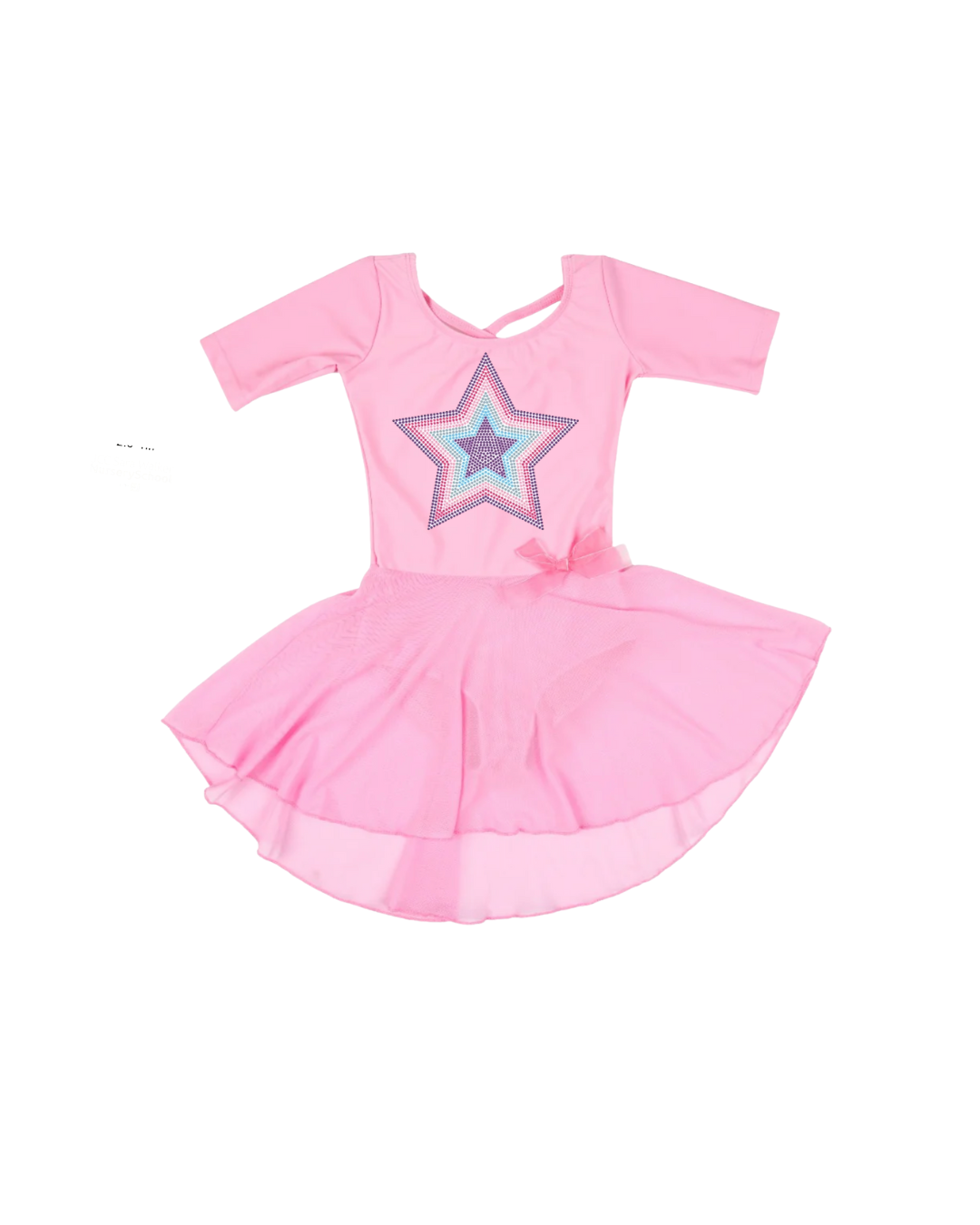 Pink Star Sparkly Dance Dress