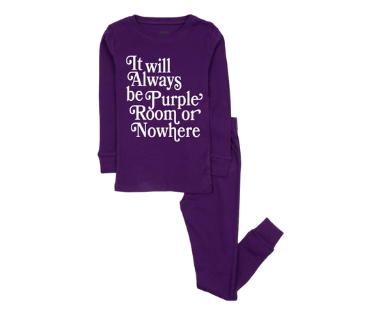 Purple Room or Nowhere PJs
