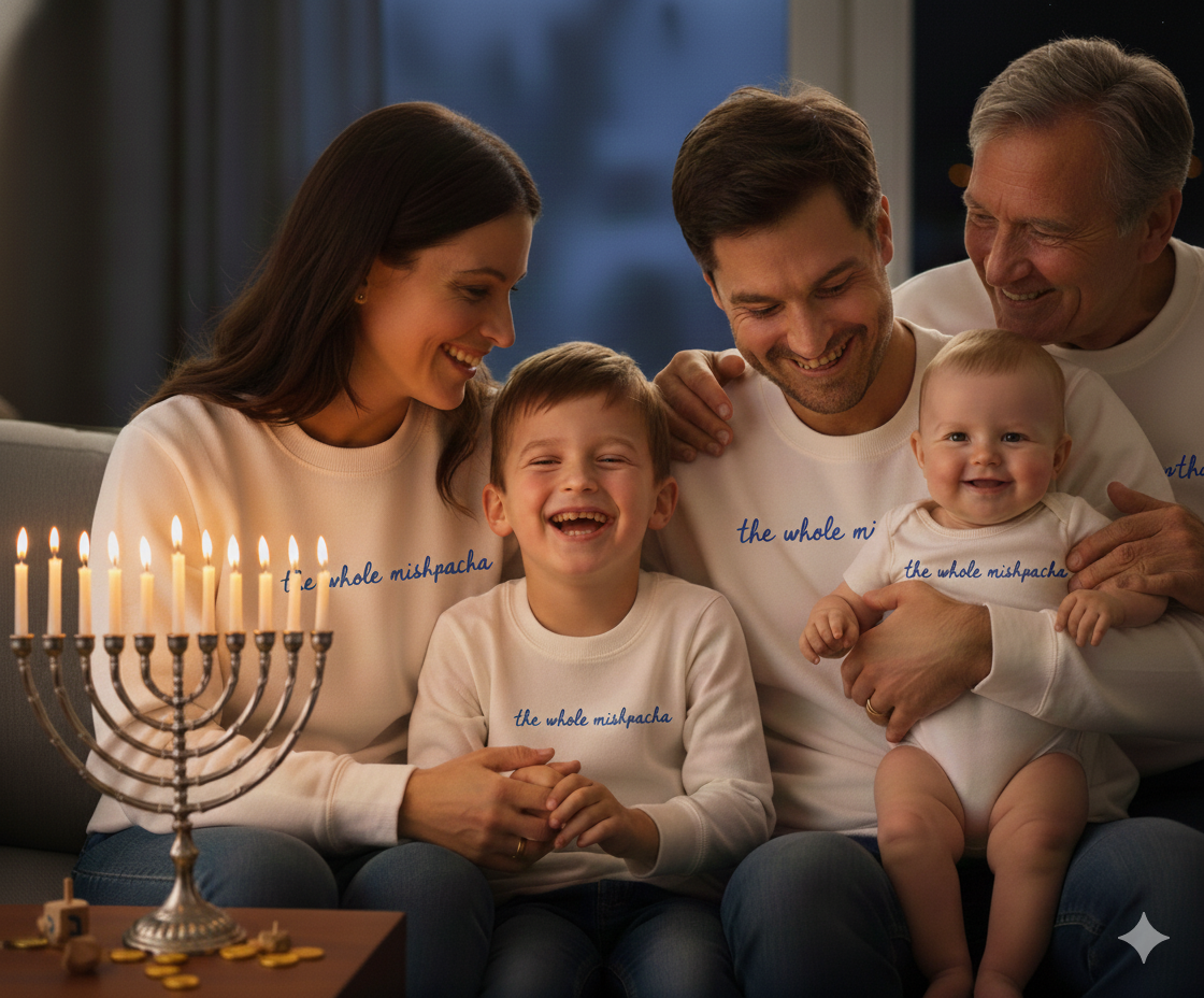 Kids The Whole Mishpacha Crewneck