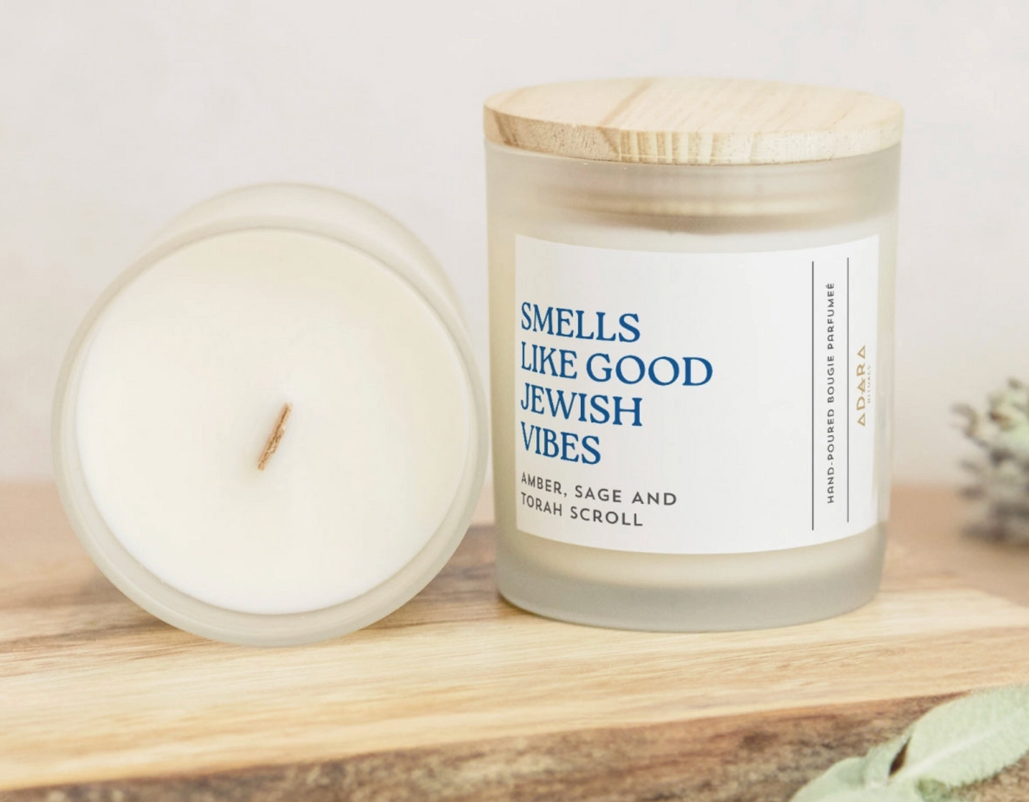 Smells Like Good Jewish Vibes Candle